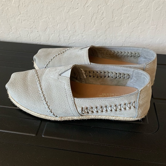 Toms Shoes - Leather espadrille Toms